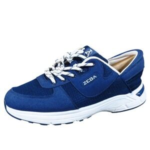 Zeba Hands-Free Slip-On Mens Athletic Shoe Size 10 Walking Blue Fabric Sneaker